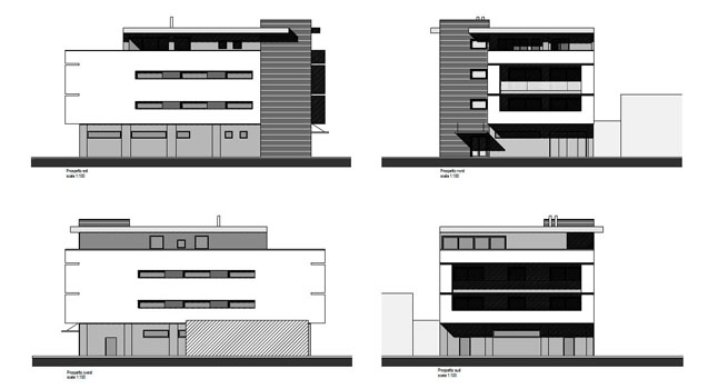 Realizzazione di complesso ad uso direzionale e residenziale a Udine