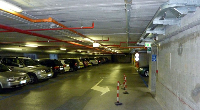 Parcheggio interrato di via Oberdan a Pordenone